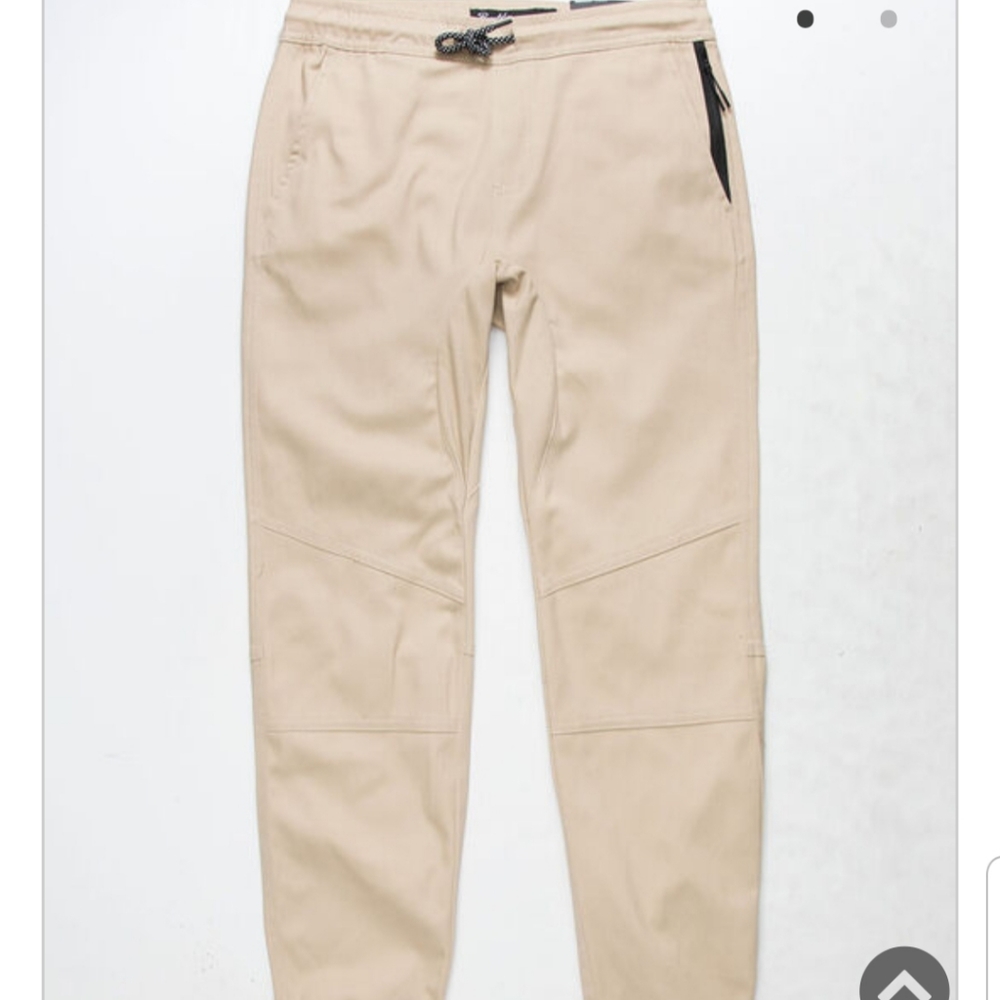 Youth Boys Khaki Joggers Size Medium